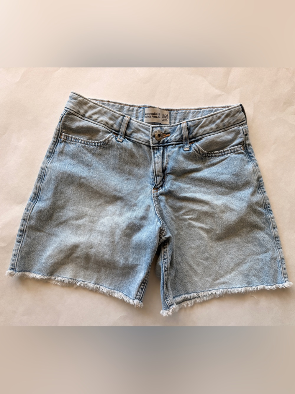 Girls Abercrombie kids denim shorts
